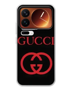 Чохол для Xiaomi 17 Pro з картинкою «Gucci — червоний логотип»