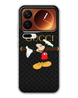 Чохол для Xiaomi 17 Pro з картинкою «Міккі Маус Gucci»