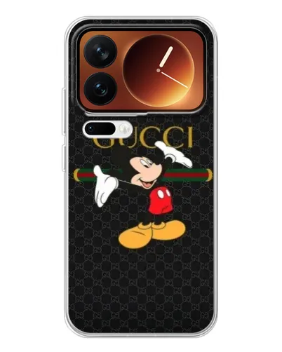 Чохол для Xiaomi 17 Pro з картинкою «Міккі Маус Gucci»