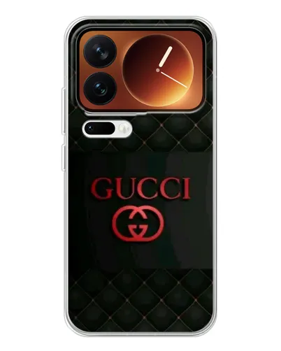 Чохол для Xiaomi 17 Pro з картинкою «Gucci — стьобаний чорний»