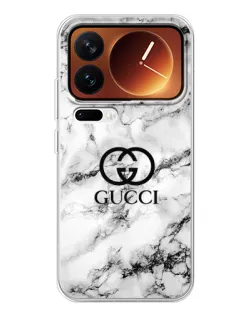 Чохол для Xiaomi 17 Pro з картинкою «Gucci — мармуровий шик»
