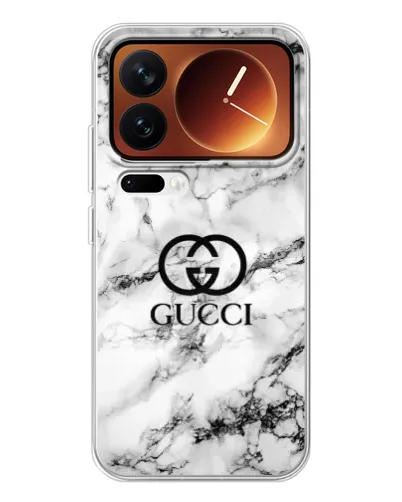 Чохол для Xiaomi 17 Pro з картинкою «Gucci — мармуровий шик»