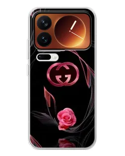 Чохол для Xiaomi 17 Pro з картинкою «Gucci — неонова троянда»