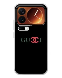 Чохол для Xiaomi 17 Pro з картинкою «Gucci — червоний градієнт»