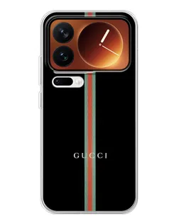 Чехол для Xiaomi 17 Pro с картинкой «Gucci — строгая линия» Чехол для Xiaomi 17 Pro с картинкой «Gucci — строгая линия»