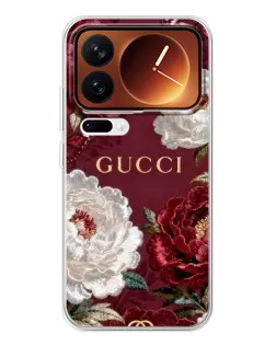 Чехол для Xiaomi 17 Pro с картинкой «Gucci — бордовые розы» Чехол для Xiaomi 17 Pro с картинкой «Gucci — бордовые розы»