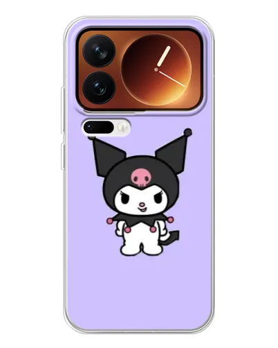 Чехол для Xiaomi 17 Pro с картинкой «Kuromi — нежный фиолетовый»