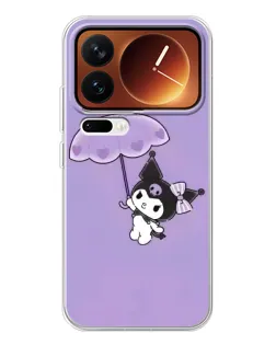 Чехол для Xiaomi 17 Pro с картинкой «Kuromi с зонтиком»