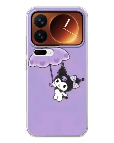 Чехол для Xiaomi 17 Pro с картинкой «Kuromi с зонтиком»