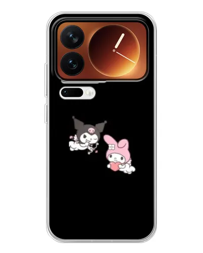 Чехол для Xiaomi 17 Pro с картинкой «My Melody и Kuromi»