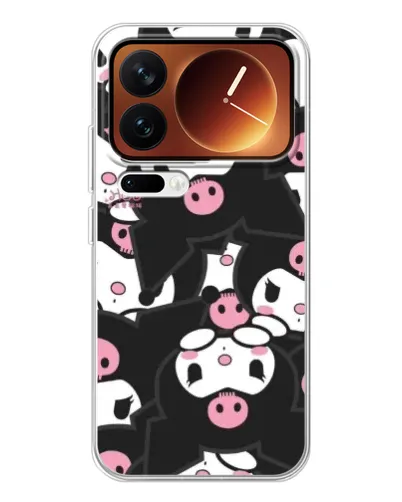 Чехол для Xiaomi 17 Pro с картинкой «Паттерн голов Куроми»