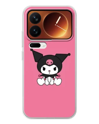 Чехол для Xiaomi 17 Pro с картинкой «Хмурая Kuromi»