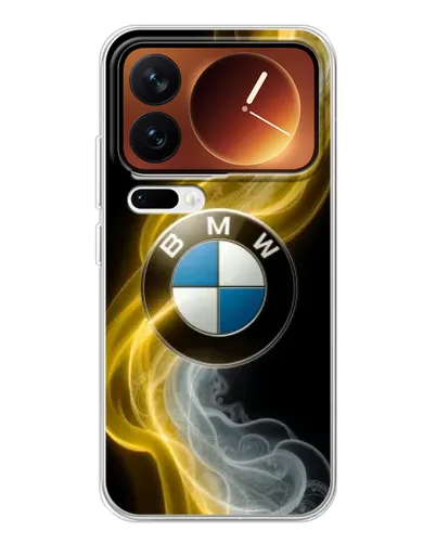 Чехол для Xiaomi 17 Pro с картинкой «Золотистый дым BMW» Чехол для Xiaomi 17 Pro с картинкой «Золотистый дым BMW»