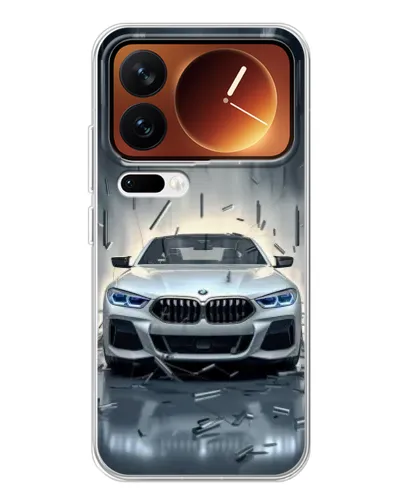 Чехол для Xiaomi 17 Pro с картинкой «BMW в свете фар» Чехол для Xiaomi 17 Pro с картинкой «BMW в свете фар»