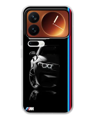 Чехол для Xiaomi 17 Pro с картинкой «Силуэт BMW в темноте» Чехол для Xiaomi 17 Pro с картинкой «Силуэт BMW в темноте»