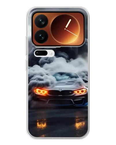 Чехол для Xiaomi 17 Pro с картинкой «BMW в дыму» Чехол для Xiaomi 17 Pro с картинкой «BMW в дыму»