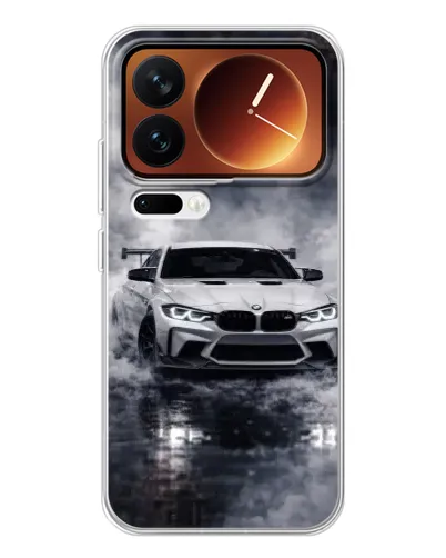 Чехол для Xiaomi 17 Pro с картинкой «BMW сквозь туман» Чехол для Xiaomi 17 Pro с картинкой «BMW сквозь туман»