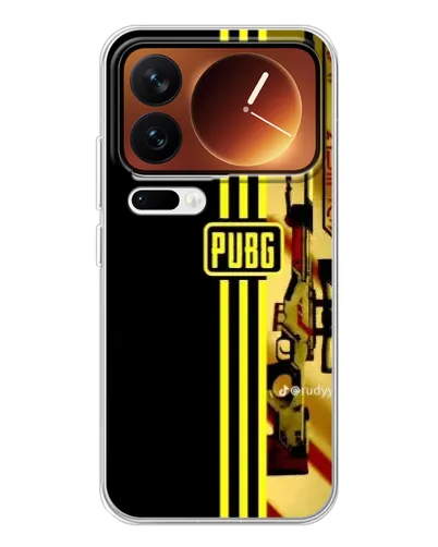 Чохол для Xiaomi 17 Pro з картинкою «PUBG — камуфляжний шолом»