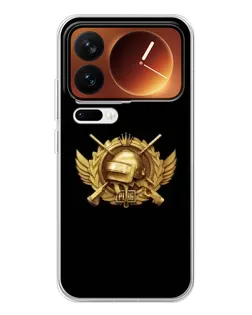 Чохол для Xiaomi 17 Pro з картинкою «PUBG — помаранчевий градієнт»