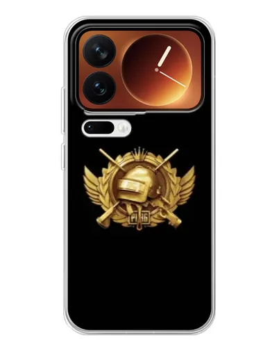 Чохол для Xiaomi 17 Pro з картинкою «PUBG — помаранчевий градієнт»