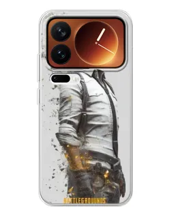Чохол для Xiaomi 17 Pro з картинкою «PUBG — боєць у пилу»