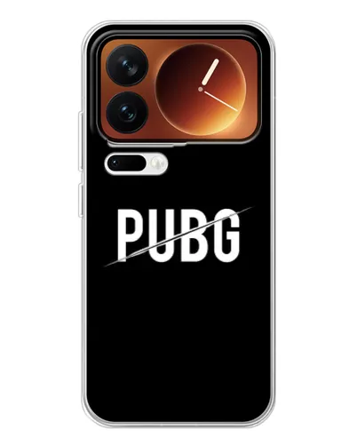 Чохол для Xiaomi 17 Pro з картинкою «PUBG — білий логотип»