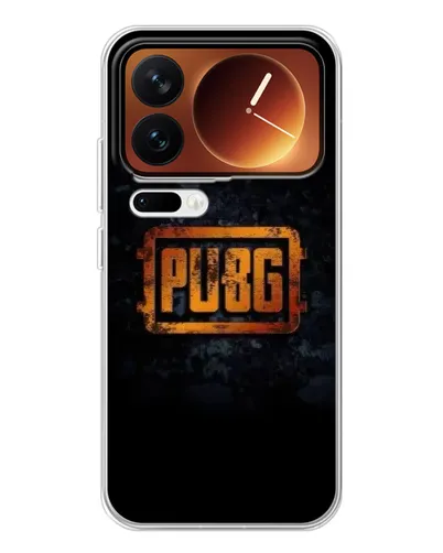 Чохол для Xiaomi 17 Pro з картинкою «PUBG — золотий логотип»