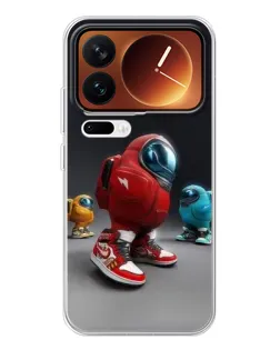 Чохол для Xiaomi 17 Pro з картинкою «Among Us — 3D стиль» Чохол для Xiaomi 17 Pro з картинкою «Among Us — 3D стиль»