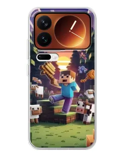 Чохол для Xiaomi 17 Pro з картинкою «Стів на фермі»