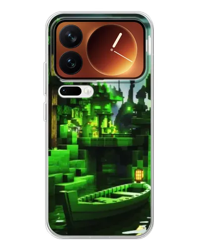 Чехол для Xiaomi 17 Pro с картинкой «Minecraft лесной пейзаж» Чехол для Xiaomi 17 Pro с картинкой «Minecraft лесной пейзаж»