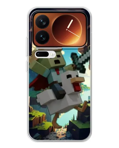 Чехол для Xiaomi 17 Pro с картинкой «Стив и гусь» Чехол для Xiaomi 17 Pro с картинкой «Стив и гусь»