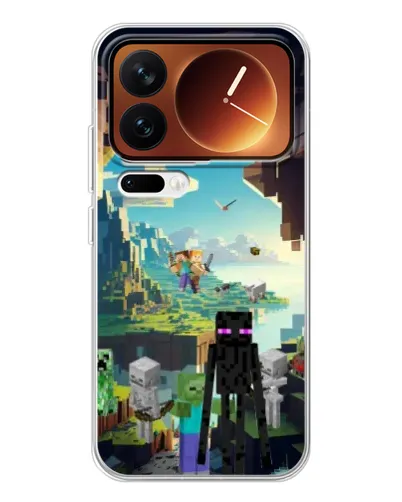 Чехол для Xiaomi 17 Pro с картинкой «Эндермен в лесу» Чехол для Xiaomi 17 Pro с картинкой «Эндермен в лесу»
