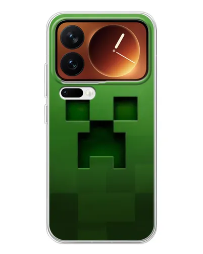 Чехол для Xiaomi 17 Pro с картинкой «Крипер микро-дизайн» Чехол для Xiaomi 17 Pro с картинкой «Крипер микро-дизайн»