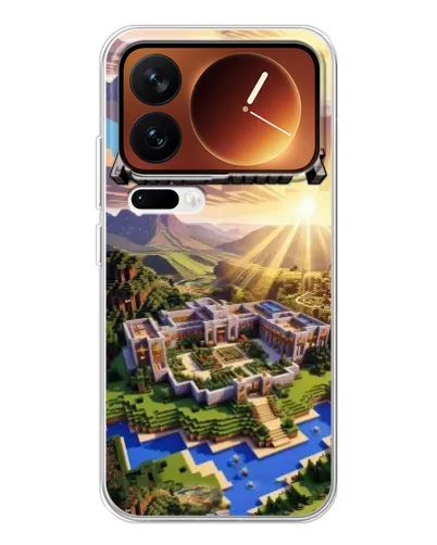 Чехол для Xiaomi 17 Pro с картинкой «Minecraft панорама» Чехол для Xiaomi 17 Pro с картинкой «Minecraft панорама»