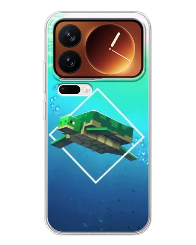Чехол для Xiaomi 17 Pro с картинкой «Черепаха Minecraft» Чехол для Xiaomi 17 Pro с картинкой «Черепаха Minecraft»