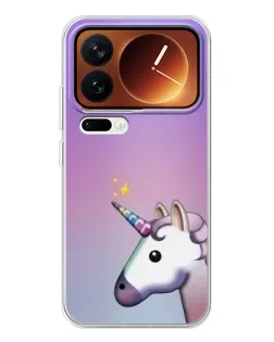 Чехол для Xiaomi 17 Pro с картинкой «Единорог градиент» Чехол для Xiaomi 17 Pro с картинкой «Единорог градиент»