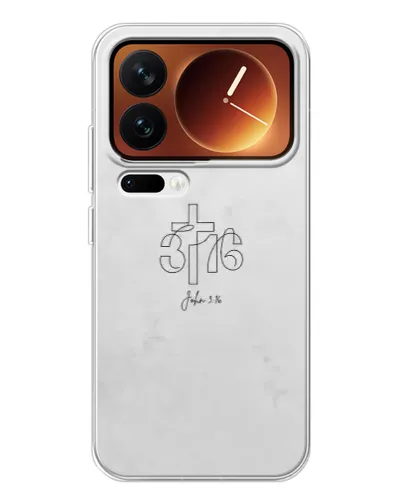 Чохол для Xiaomi 17 Pro з картинкою «Івана 3:16 Хрест» Чохол для Xiaomi 17 Pro з картинкою «Івана 3:16 Хрест»