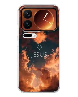 Чохол для Xiaomi 17 Pro з картинкою «Сяйво Імені Jesus»