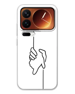 Чохол для Xiaomi 17 Pro з картинкою «Рука тримає»