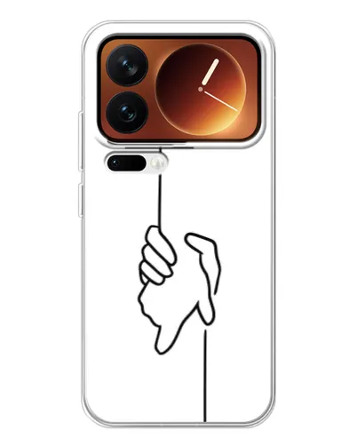 Чохол для Xiaomi 17 Pro з картинкою «Рука тримає» Чохол для Xiaomi 17 Pro з картинкою «Рука тримає»