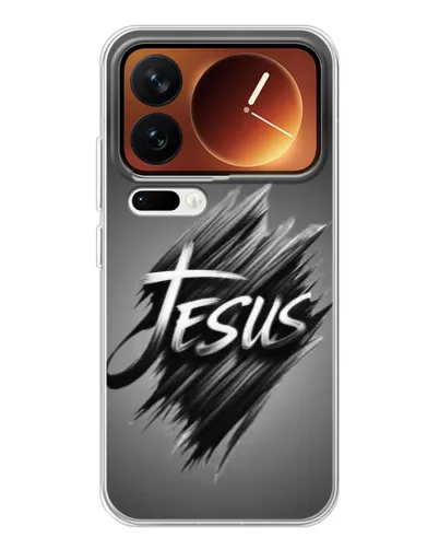 Чохол для Xiaomi 17 Pro з картинкою «Напис Jesus Graffiti» Чохол для Xiaomi 17 Pro з картинкою «Напис Jesus Graffiti»