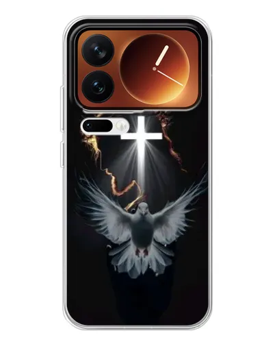 Чохол для Xiaomi 17 Pro з картинкою «Голуб та Світло» Чохол для Xiaomi 17 Pro з картинкою «Голуб та Світло»