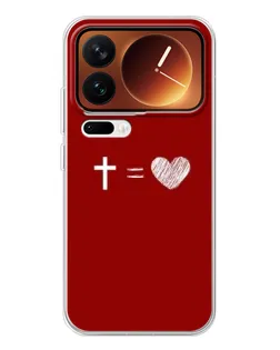 Чехол для Xiaomi 17 Pro с картинкой «Уравнение любви» Чехол для Xiaomi 17 Pro с картинкой «Уравнение любви»
