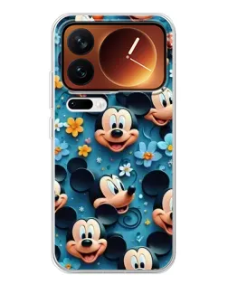Чехол для Xiaomi 17 Pro с картинкой «Паттерн Микки и Минни» Чехол для Xiaomi 17 Pro с картинкой «Паттерн Микки и Минни»