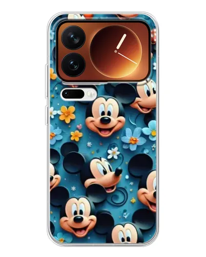 Чехол для Xiaomi 17 Pro с картинкой «Паттерн Микки и Минни»