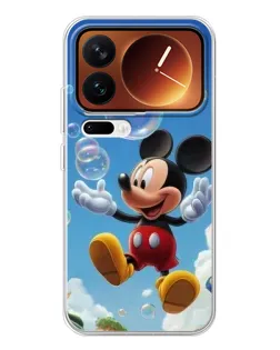 Чехол для Xiaomi 17 Pro с картинкой «Mickey и мыльные пузыри» Чехол для Xiaomi 17 Pro с картинкой «Mickey и мыльные пузыри»