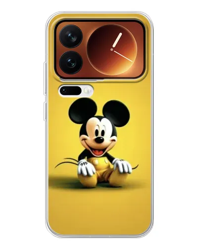 Чехол для Xiaomi 17 Pro с картинкой «Микки на желтом»