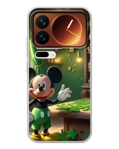 Чехол для Xiaomi 17 Pro с картинкой «Микки в мастерской»