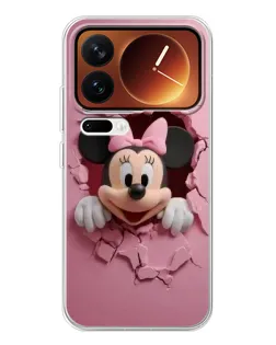 Чехол для Xiaomi 17 Pro с картинкой «Минни сквозь стену» Чехол для Xiaomi 17 Pro с картинкой «Минни сквозь стену»