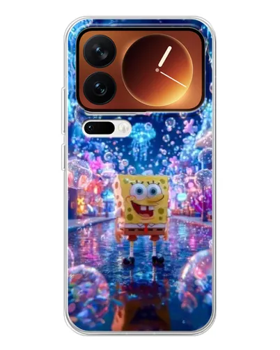 Чехол для Xiaomi 17 Pro с картинкой «Неоновый океан»